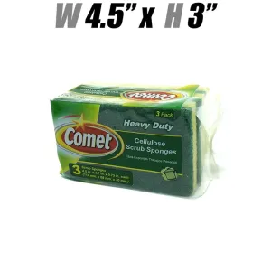 00158 - Comet Heavy Duty Cellulose Scrub Sponges