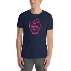 100% Vegan T Shirt Vegan Man Navy for Men
