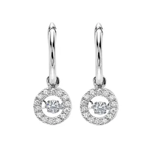 10KT Yellow Gold & Diamond Rhythm Of Love Fashion Earrings  - 1/4 ctw