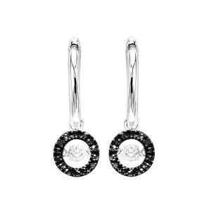 14KT White Gold & Diamond Rhythm Of Love Fashion Earrings  - 1/5 ctw