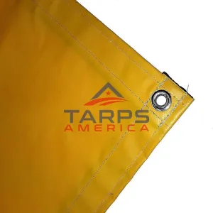 18 oz Heavy Duty Yellow Coated Vinyl Tarp by AtlasShield®