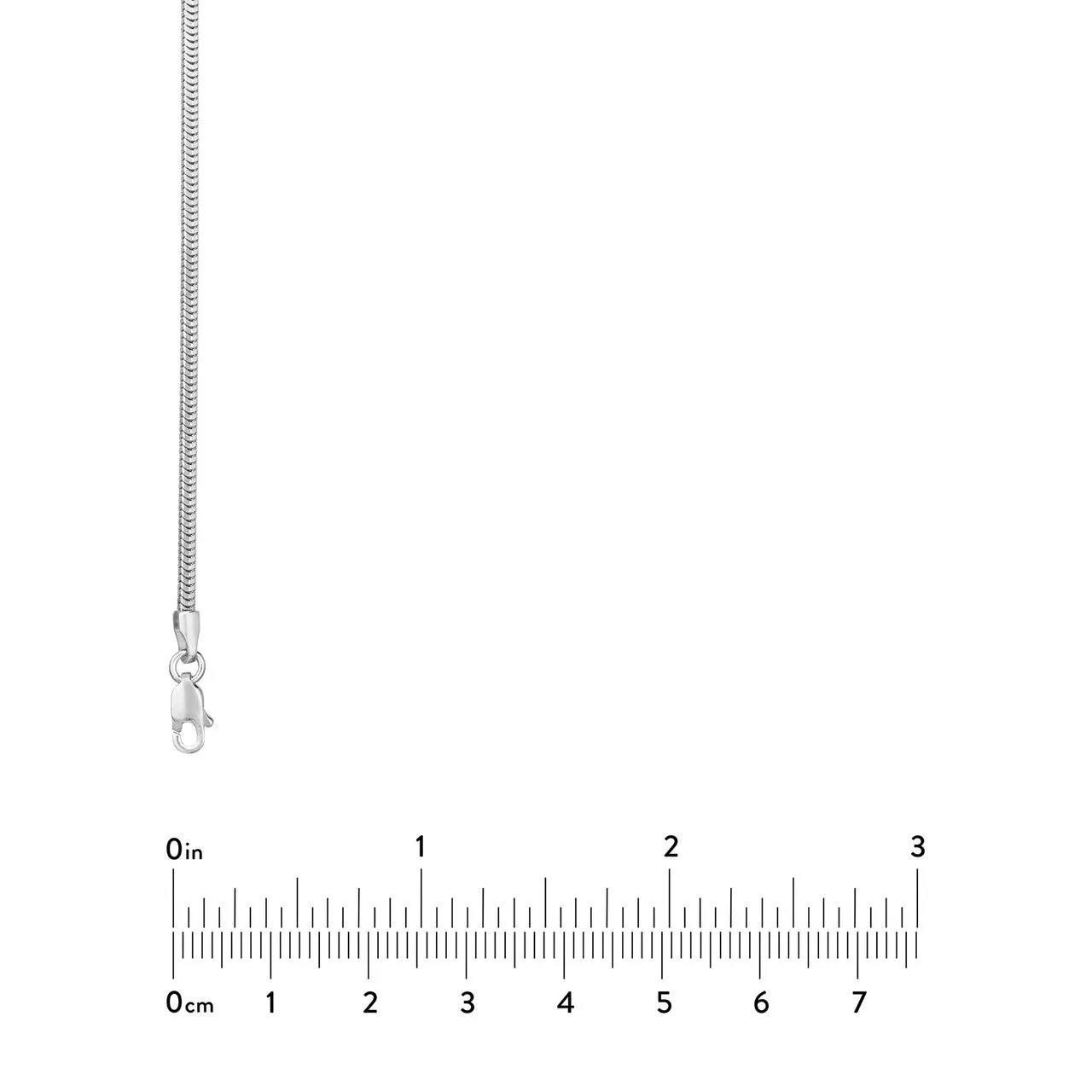 1.90mm Snake Chain with Lobster Lock