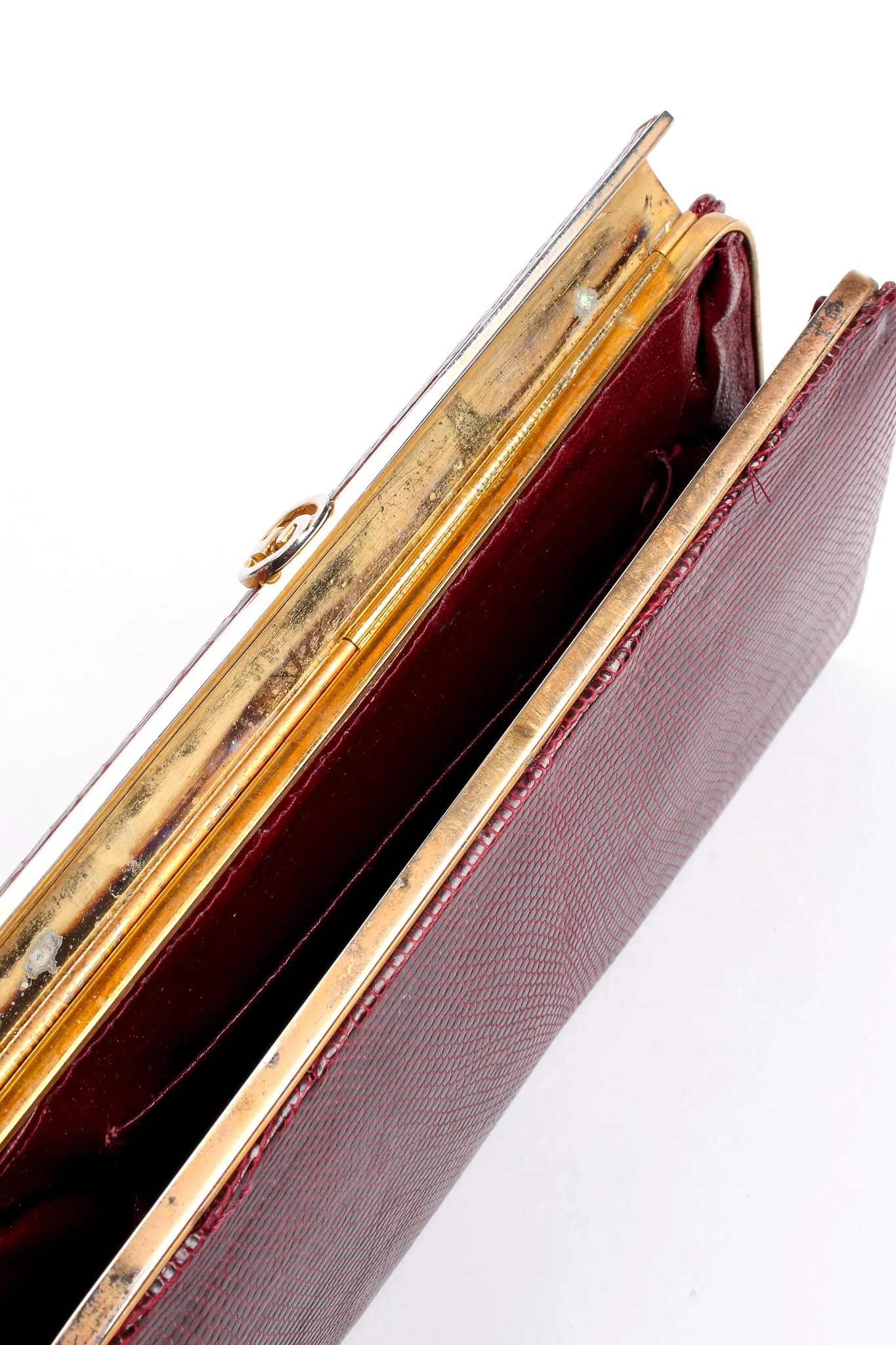 1970s Lizard Frame GG Clutch