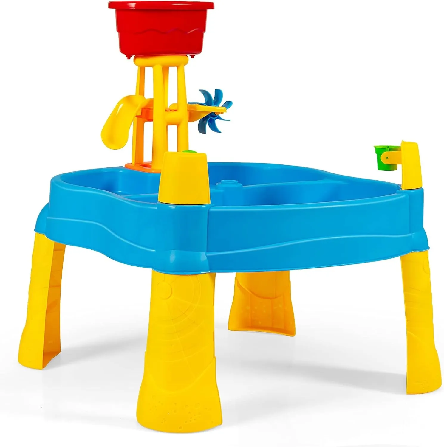 2-in-1 Indoor & Outdoor Sand & Water Table | 12pc Accessory Set | 3 years  