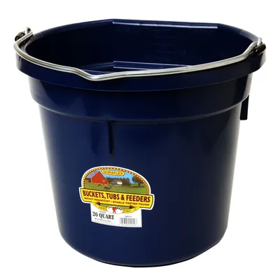 20 QT Flat Back Bucket
