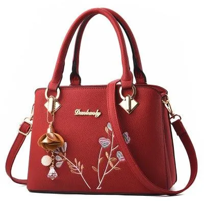 2020 ladies fashion embroidery handbag