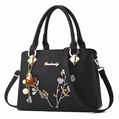 2020 ladies fashion embroidery handbag