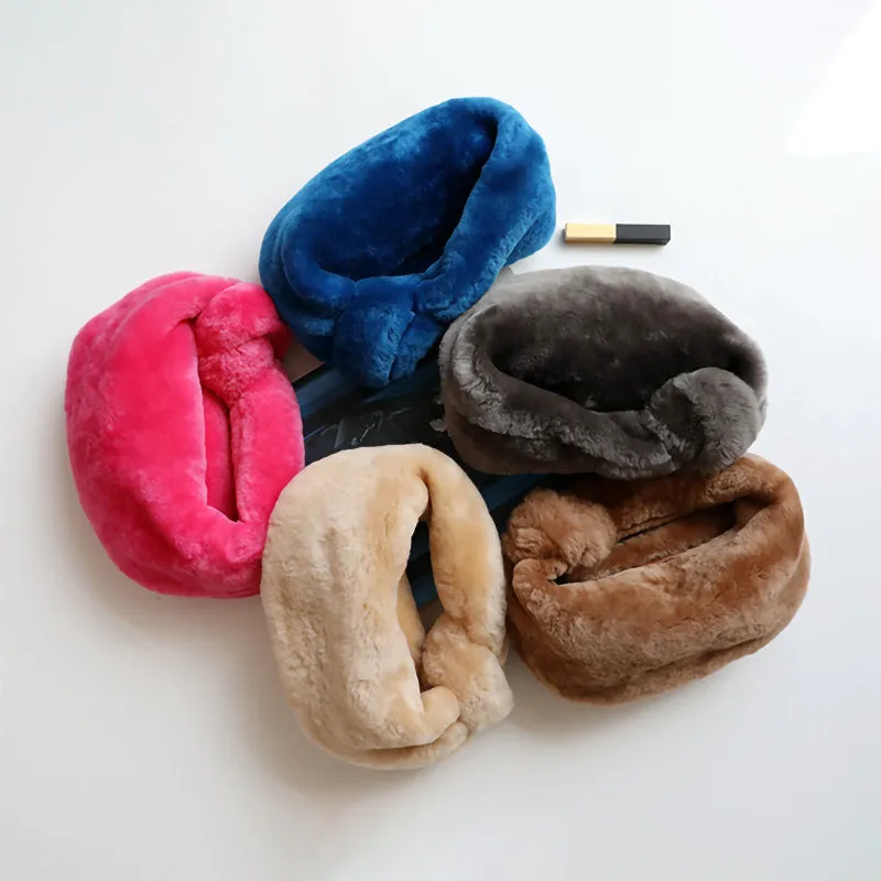 2022 New Fashion Knot Bag Sheepskin Fur Hand Bag Lady Real Lamb Fur Knotted Winter Fairy Handbag Wool 4398