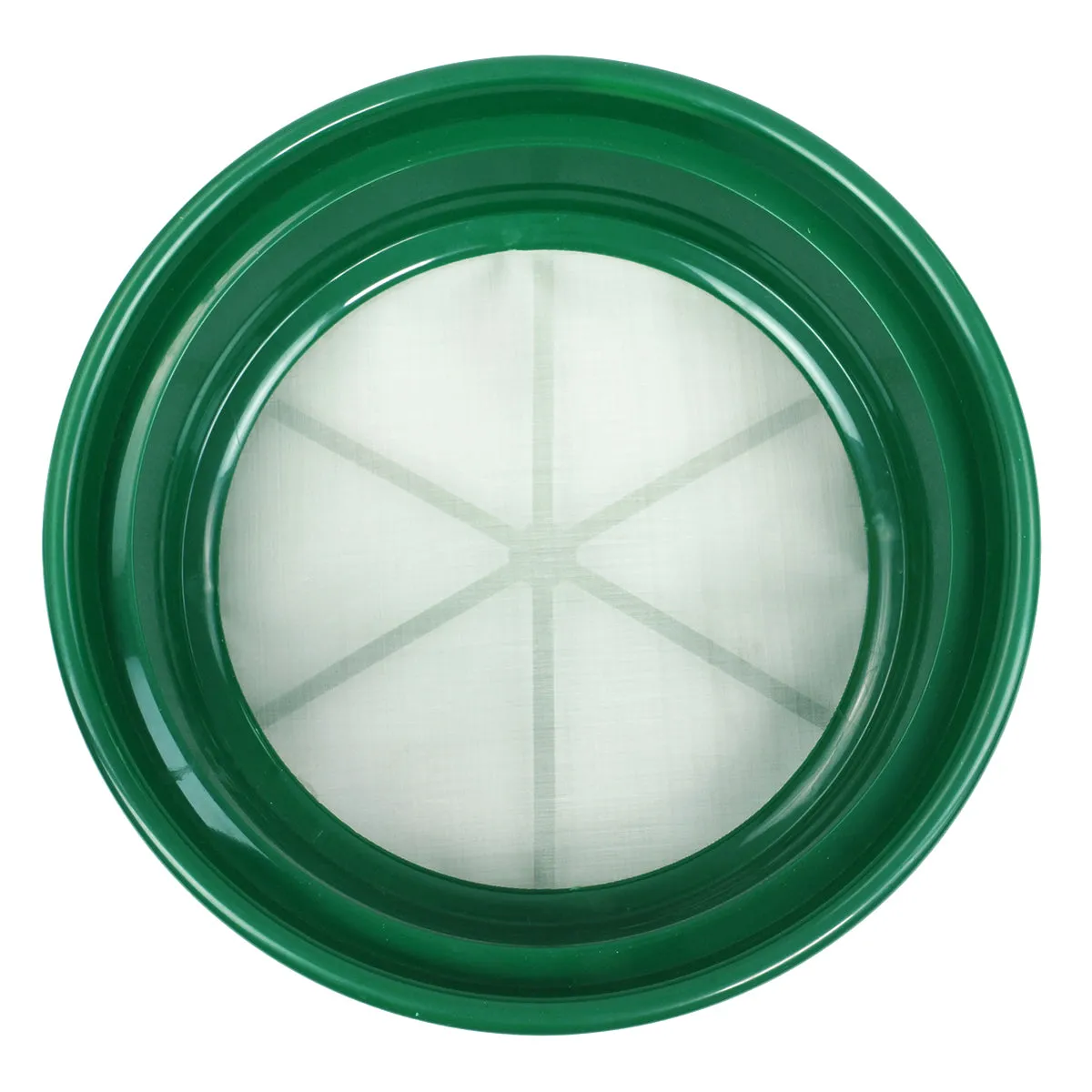 3 pc Green Plastic Gold Sifting Pan Classifier Stackable Mesh Size 1/2 1/4 1/12