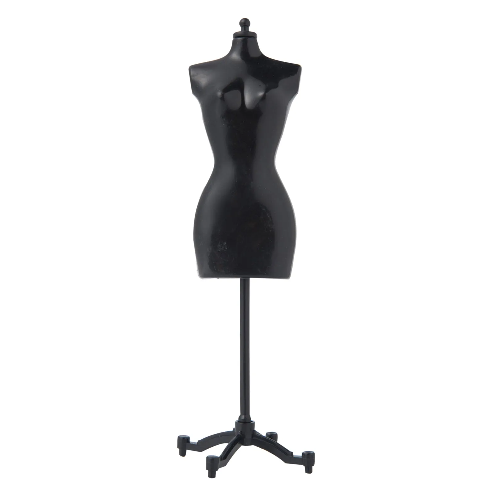 3D black mannequin cake topper