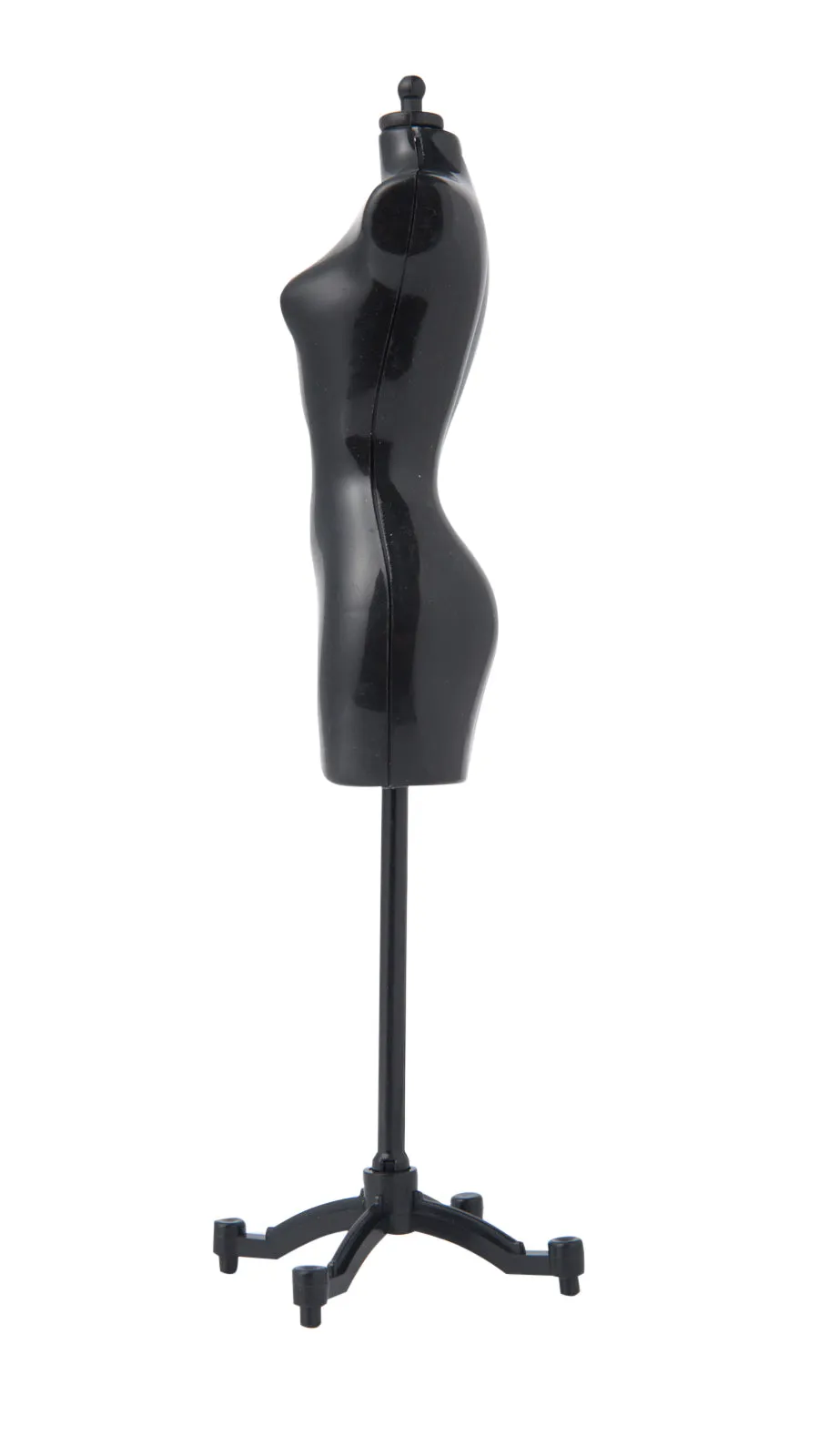 3D black mannequin cake topper