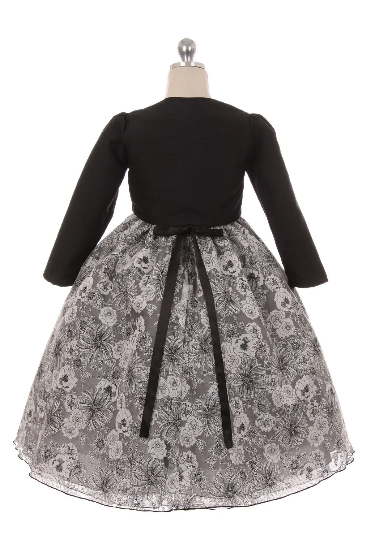 409 Long Satin Bolero