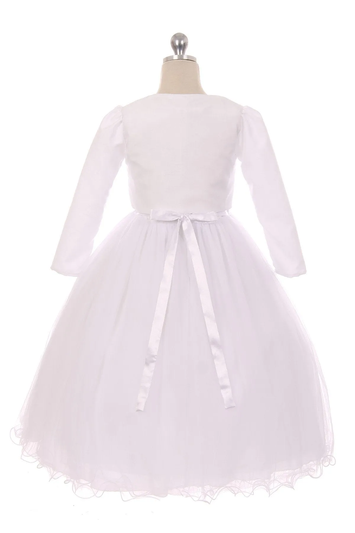 409 Long Satin Bolero