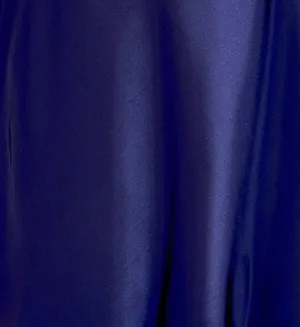 4509- Satin long gown w 3/4 sleeves