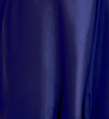 4509- Satin long gown w 3/4 sleeves