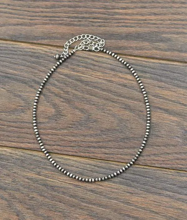 4mm Fashion Navajo Pearl Necklace - 16"