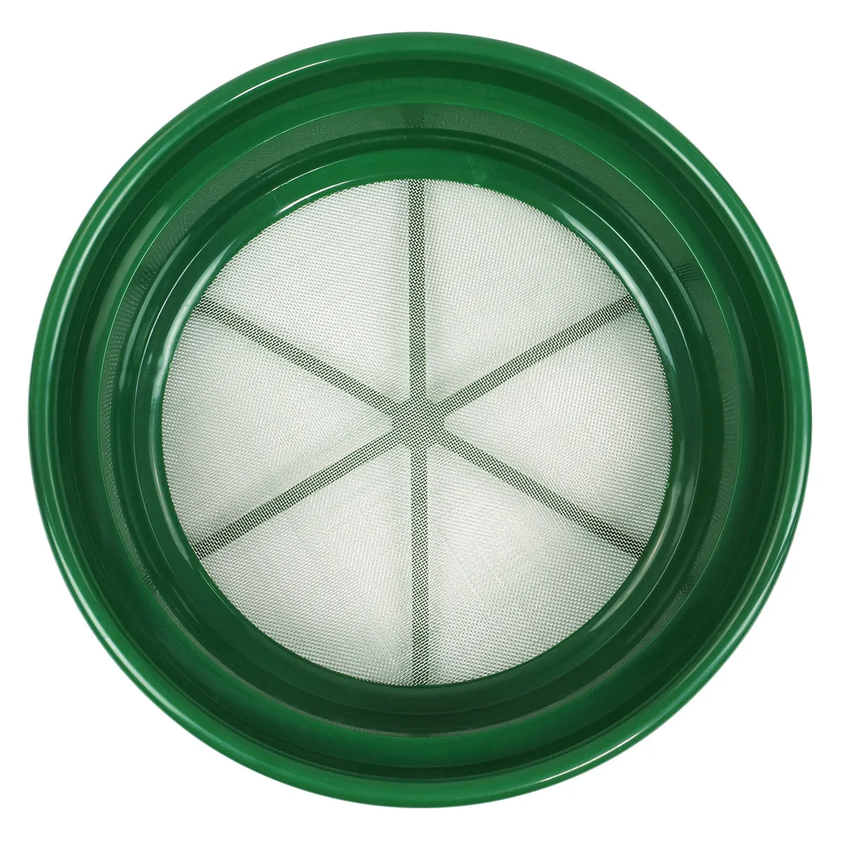 6 pc Green Sifting Gold Pan Plastic Classifiers &amp; 8 lbs Magnetic Pickup Tool