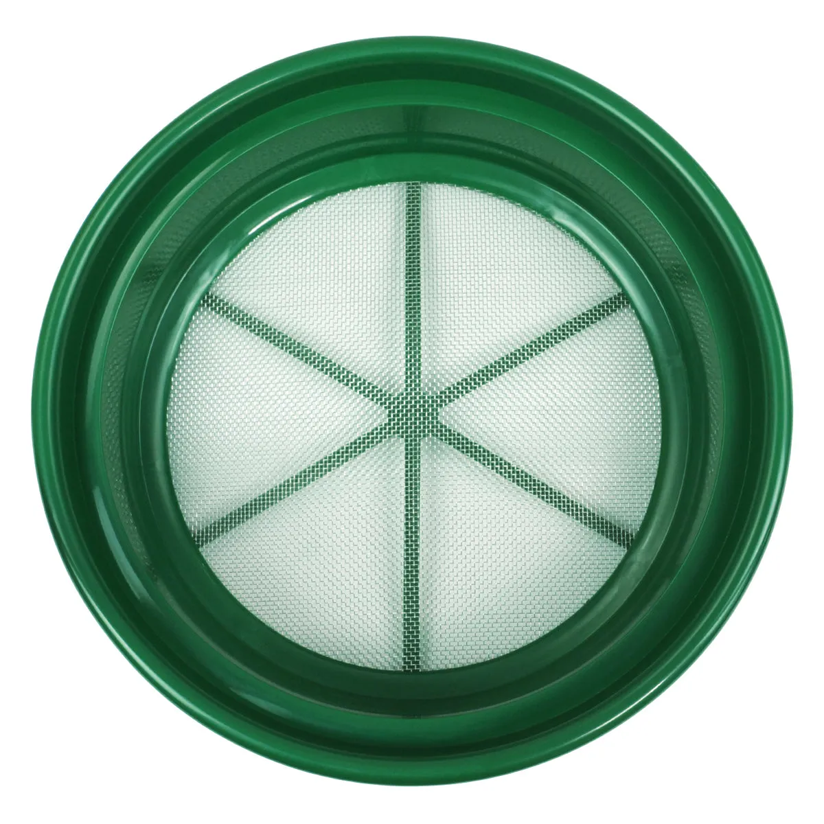 6 pc Green Sifting Gold Pan Plastic Classifiers &amp; 8 lbs Magnetic Pickup Tool