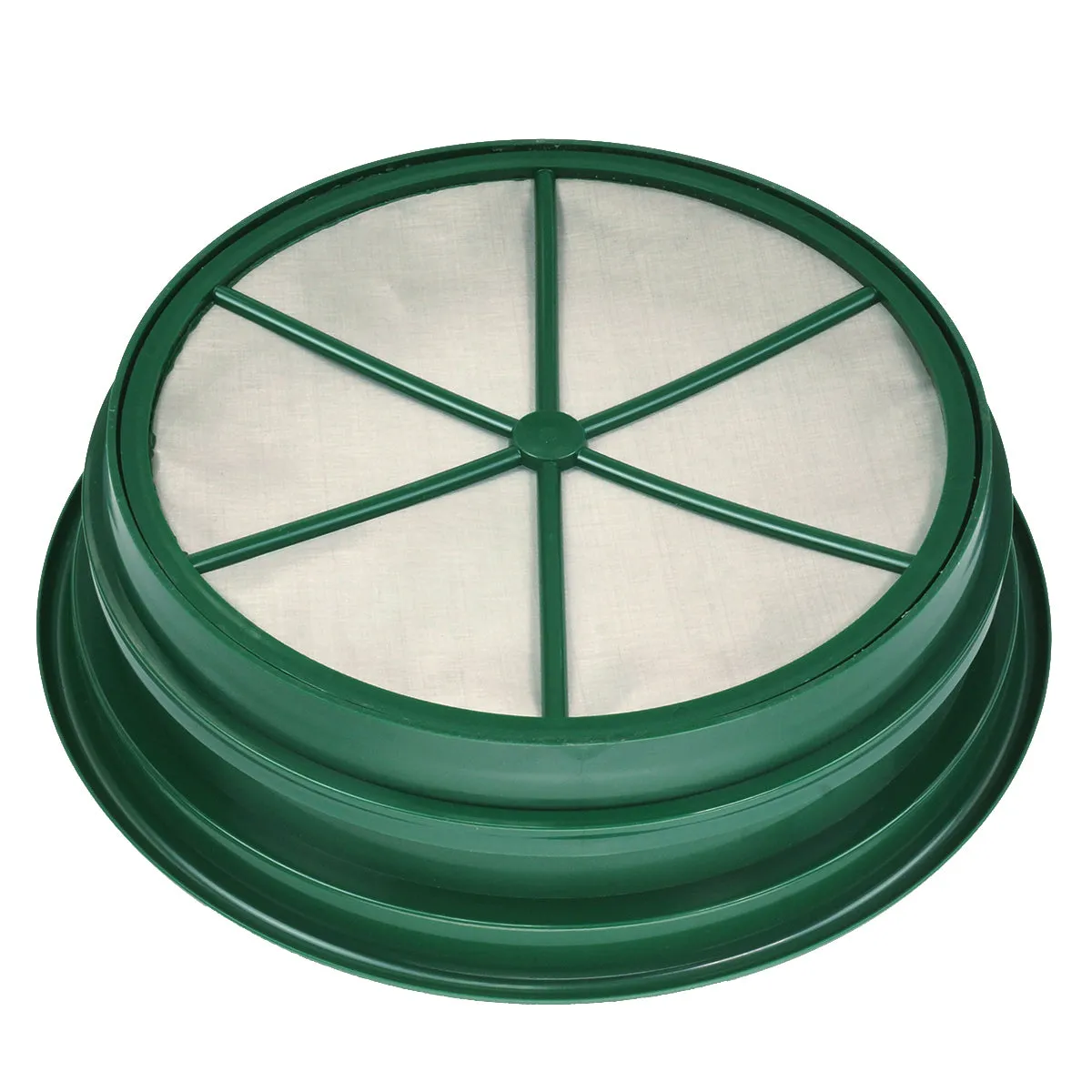 6 pc Green Sifting Gold Pan Plastic Classifiers &amp; 8 lbs Magnetic Pickup Tool