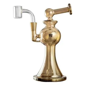 6.75" Mj Arsenal Apollo Mini Dab Rig - Gold - (1 Count)