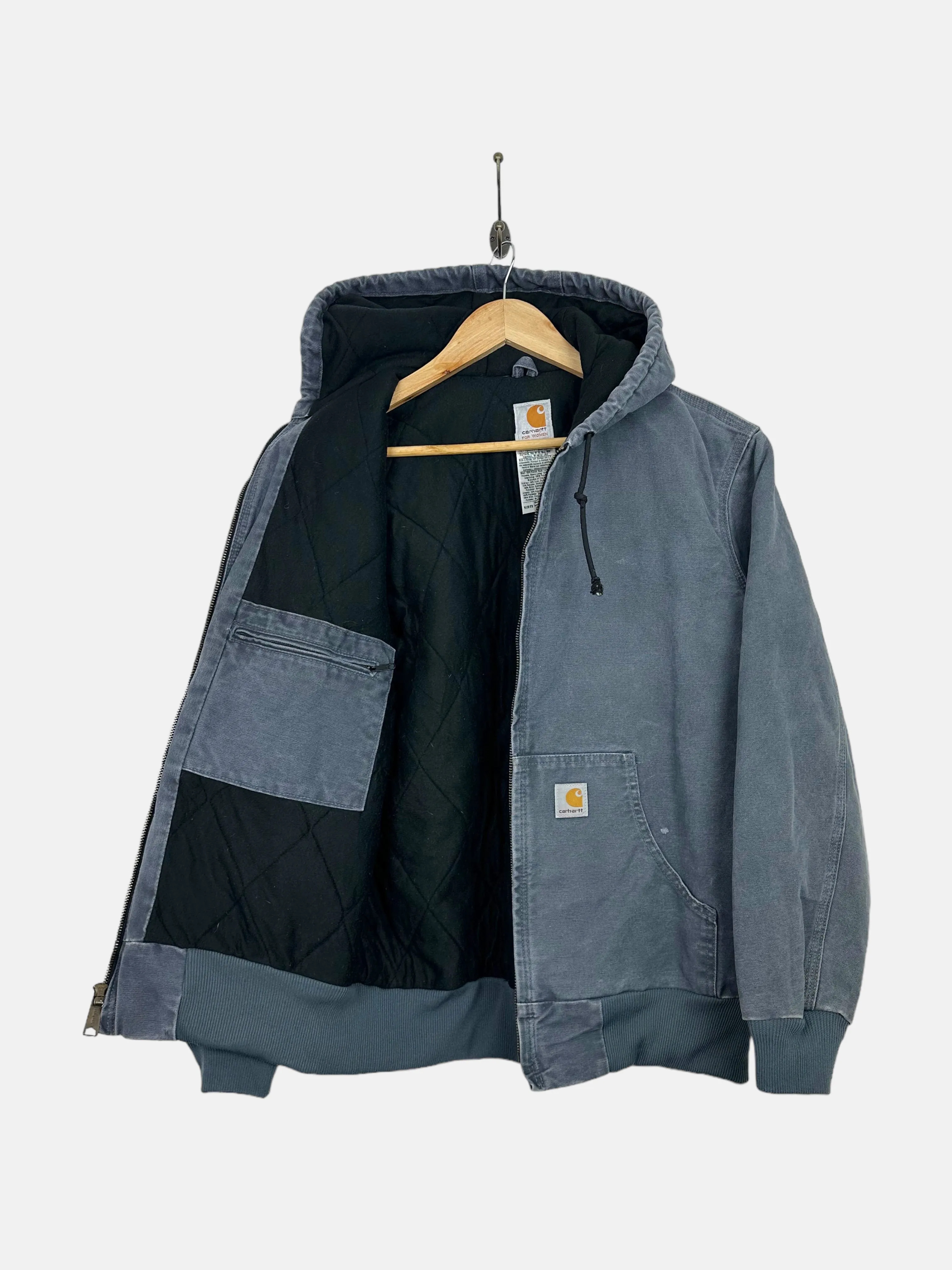 90's Carhartt Heavy Duty Vintage Jacket with Hood Size S-M