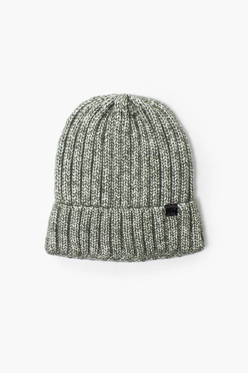 ABB1712 - Satin Lined Marled Yarn Beanie