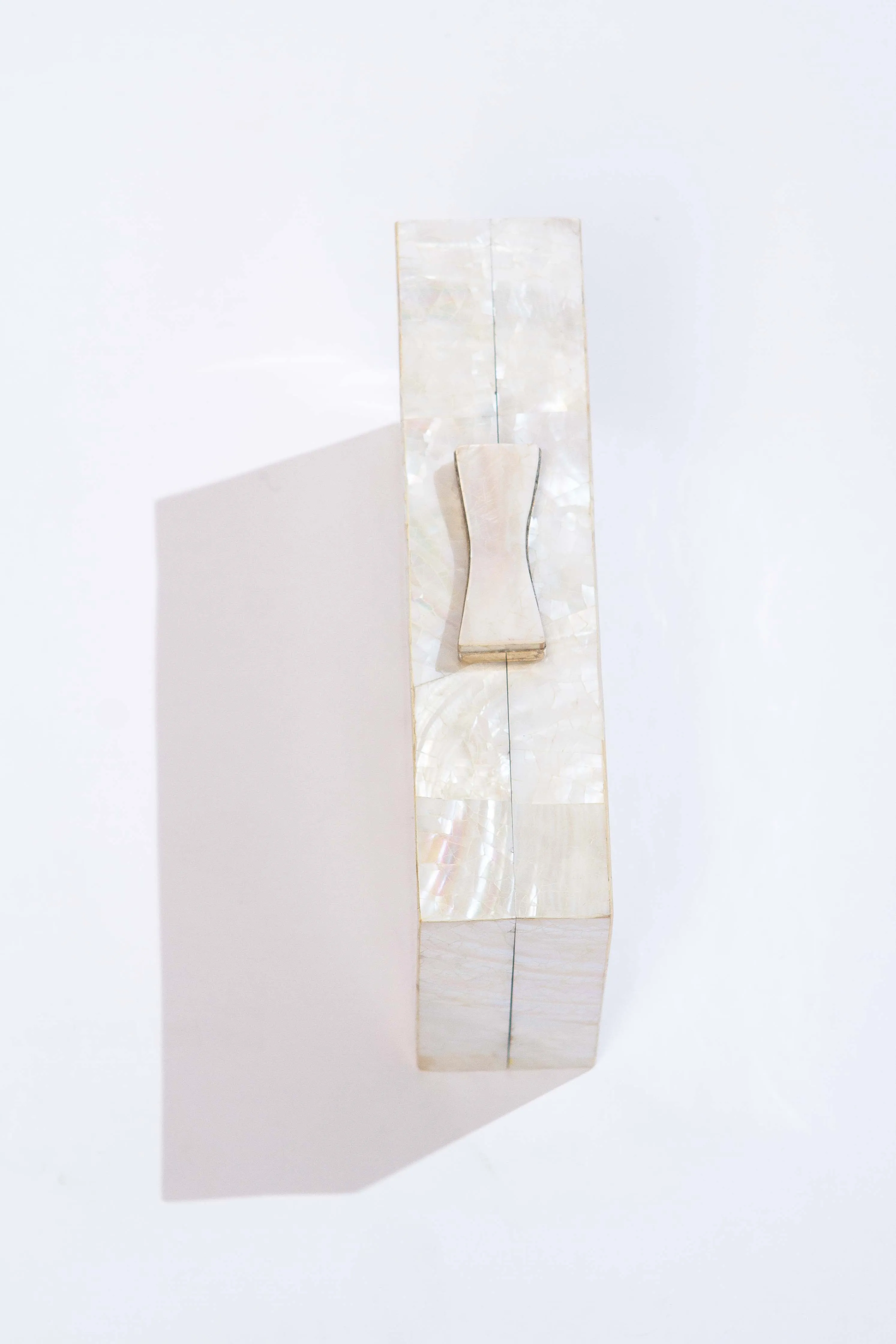Abstract geometry abalone clutch