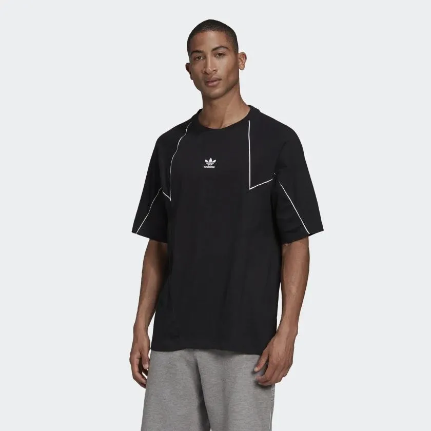 Adidas Mens Big Trefoil Abstract Tee