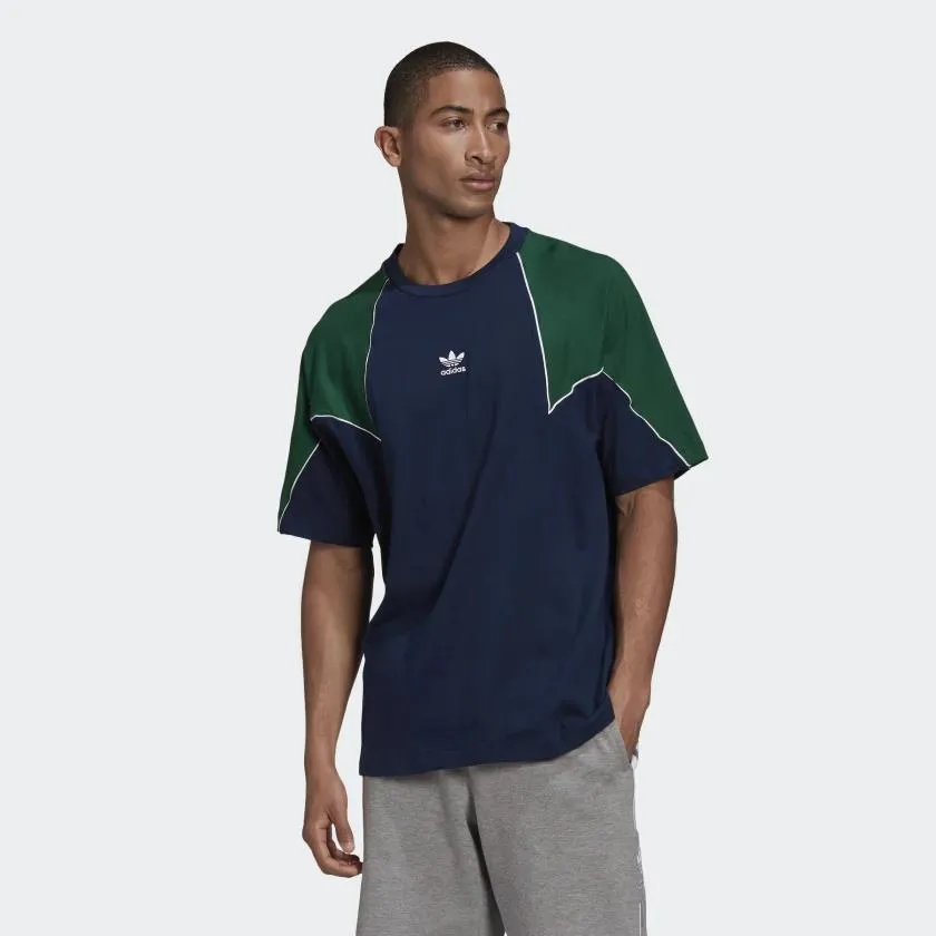 Adidas Mens Big Trefoil Abstract Tee
