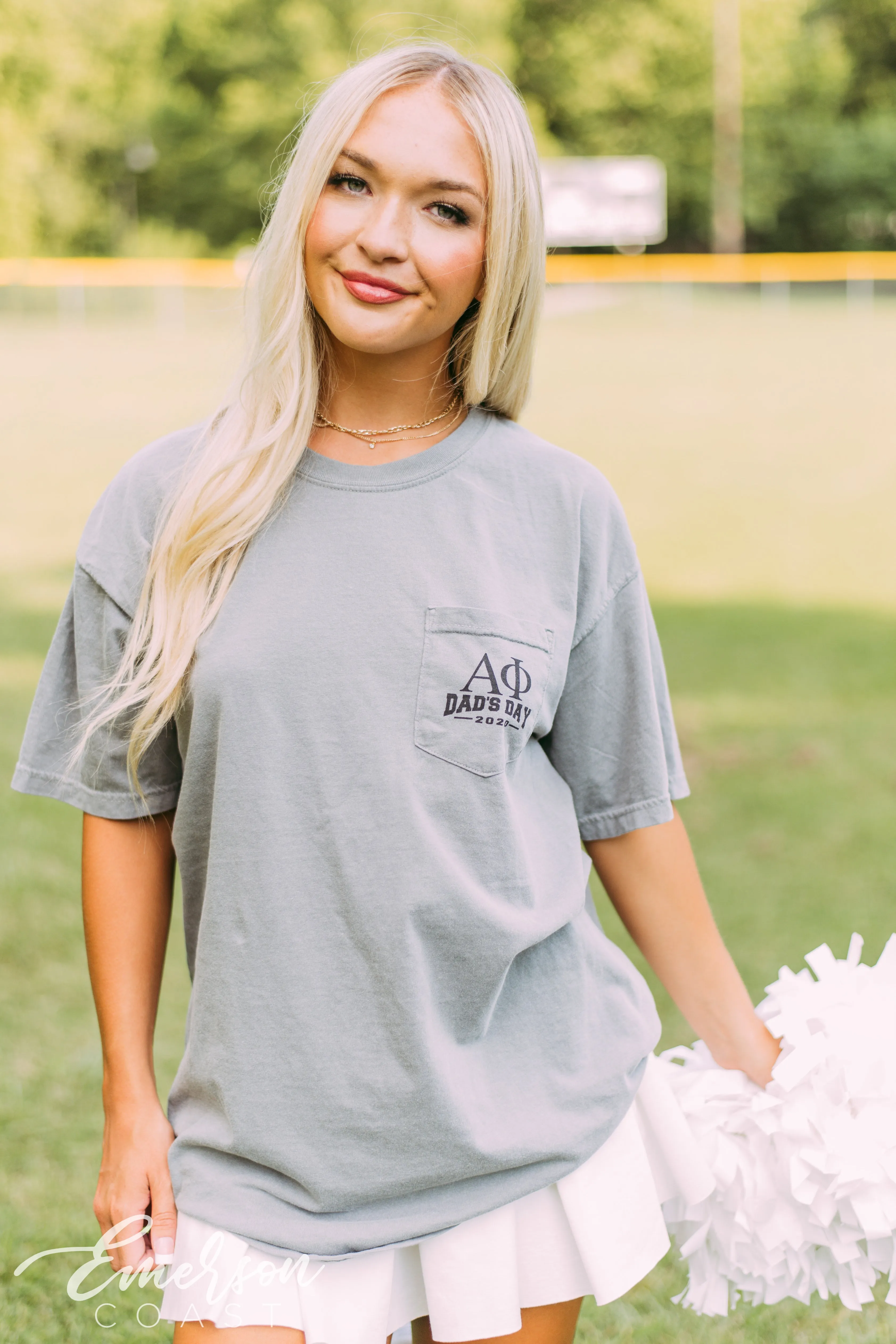 Alpha Phi Dads Day Stadium Tee
