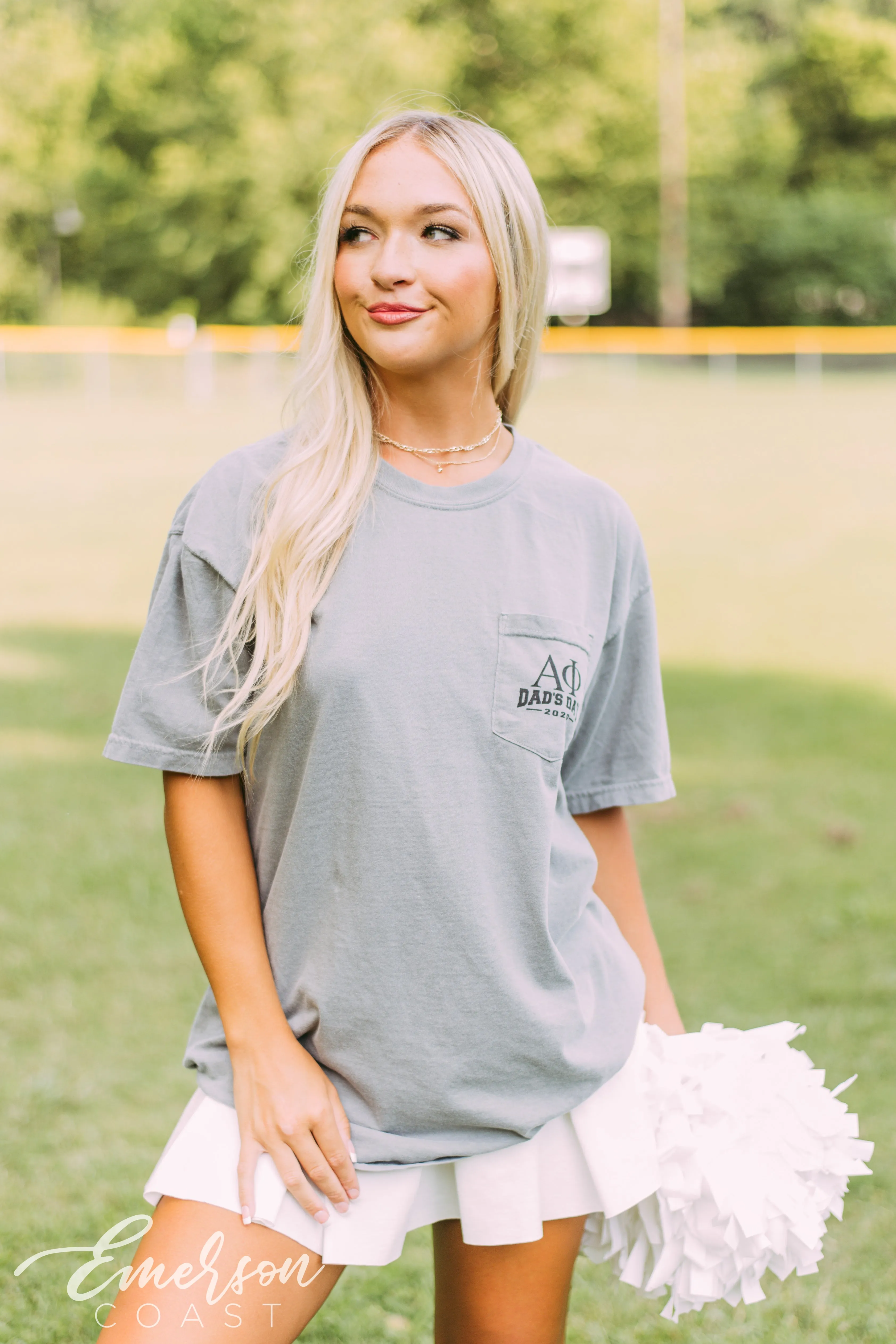 Alpha Phi Dads Day Stadium Tee