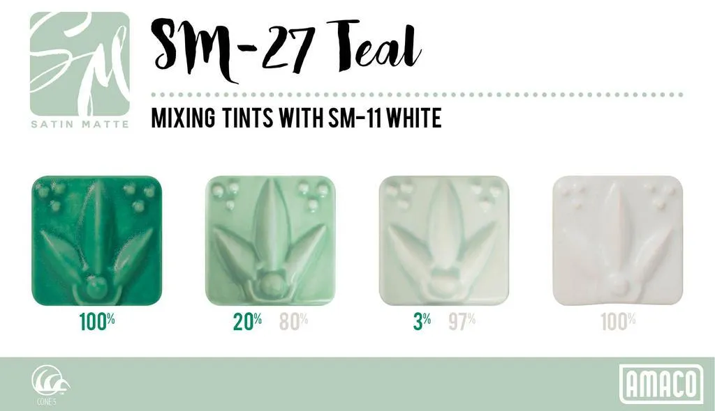AMACO Satin Matte Teal 472ml