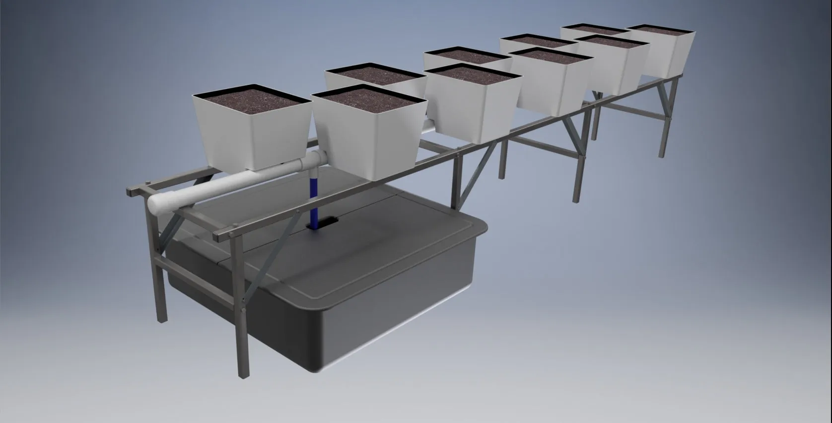 AmHydro VC 20 System Kit (Recirculating Bato Buckets)