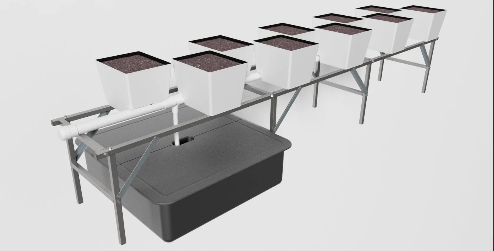 AmHydro VC 20 System Kit (Recirculating Bato Buckets)