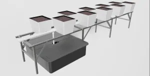 AmHydro VC 20 System Kit (Recirculating Bato Buckets)