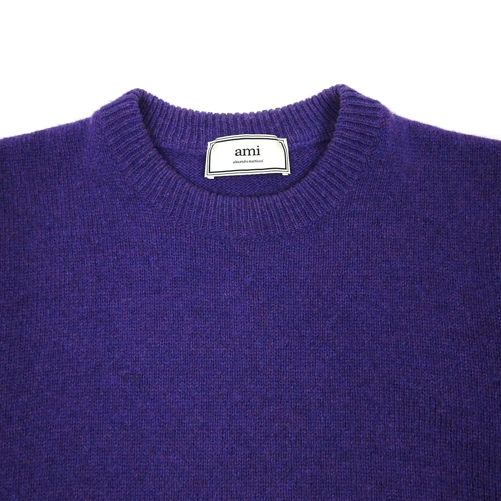 AMI Purple Wool Sweater Size Large