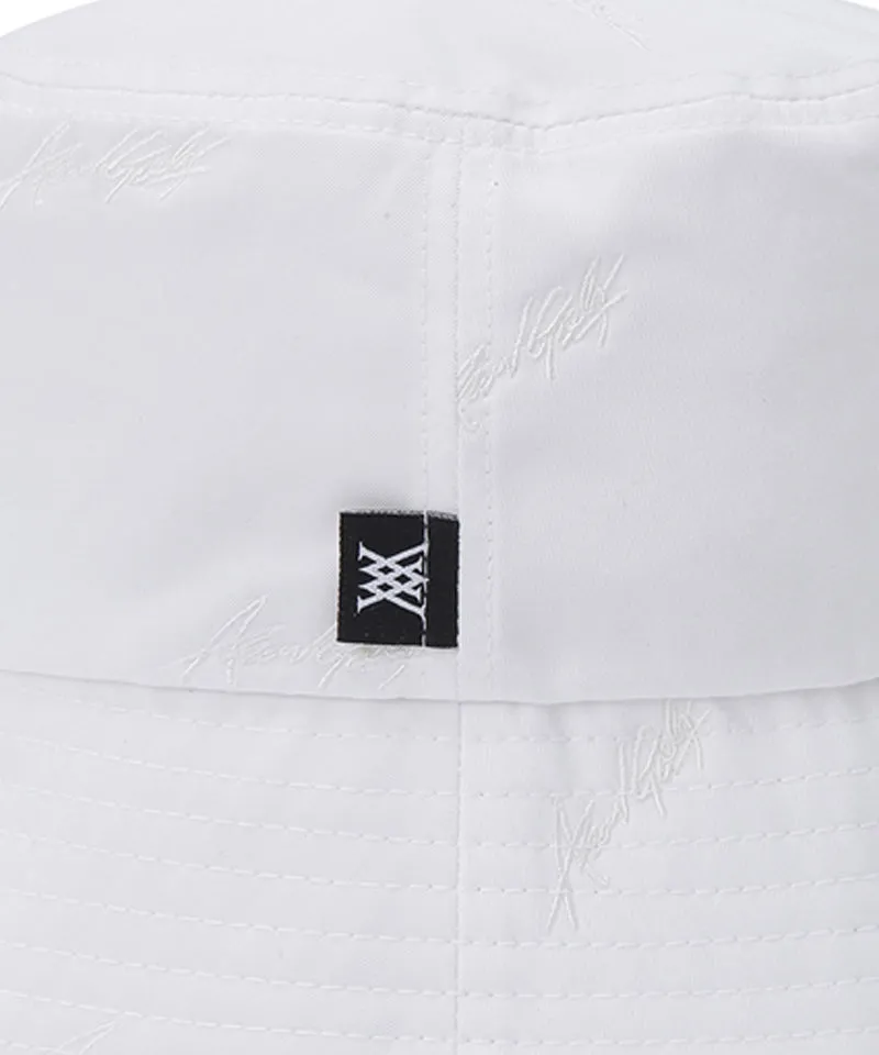Anew Unisex Embroidery Pattern Hat - White