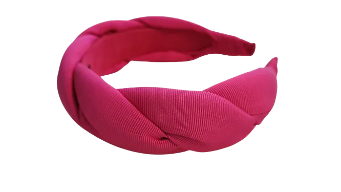 Anna Fashion Twist Grosgrain Headband 1.5" Wide