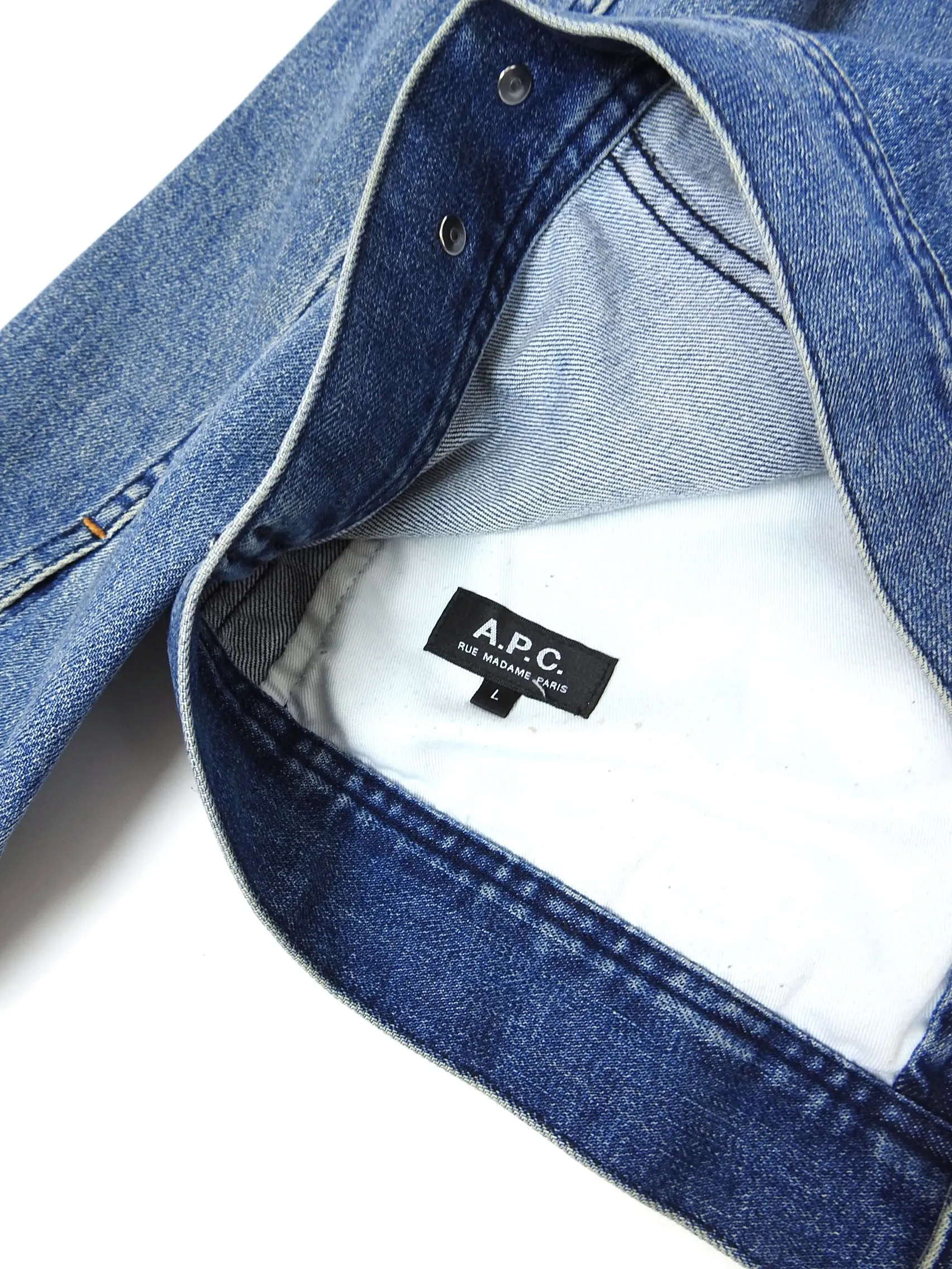 A.P.C. Denim Jacket Size Large