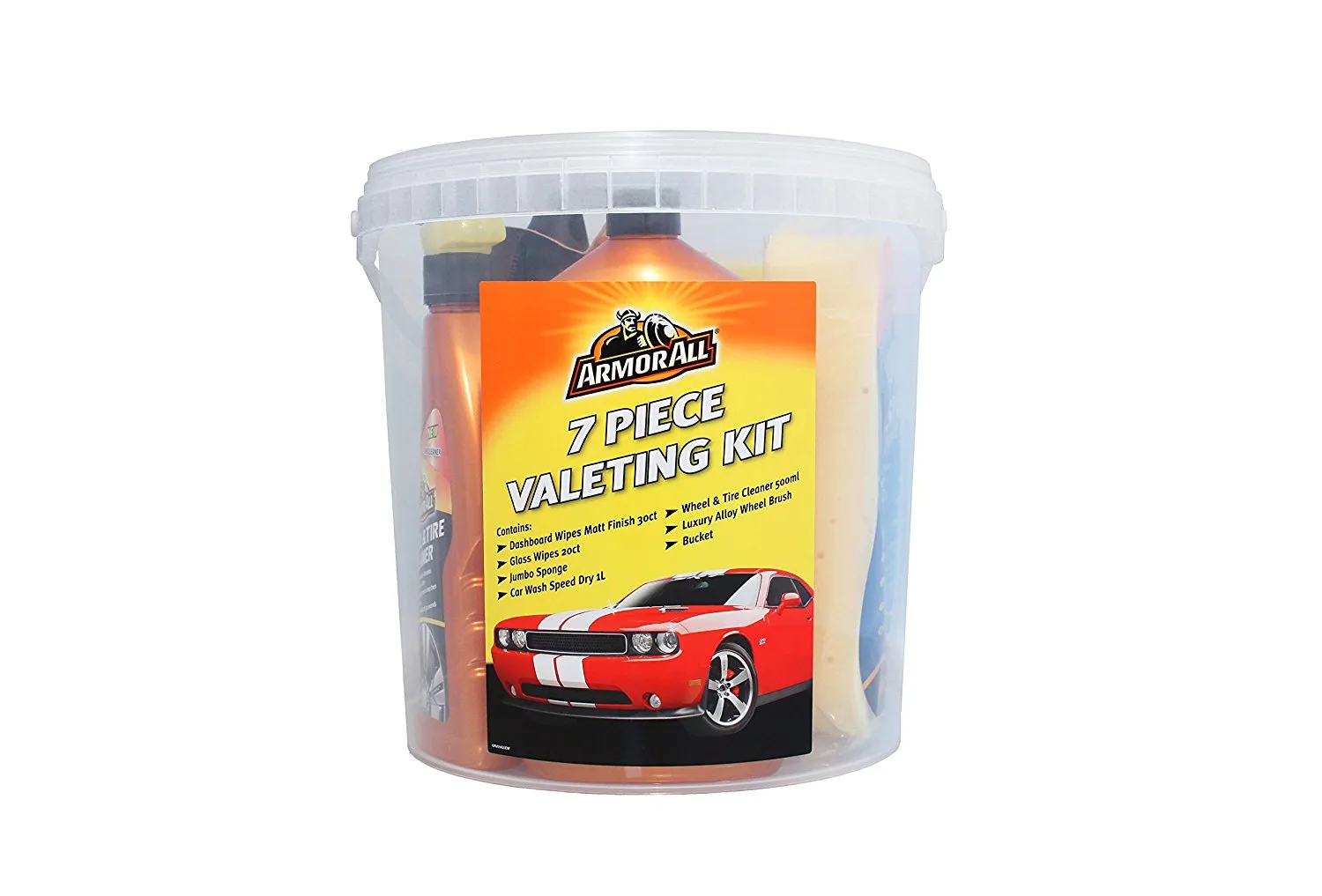 Armorall 7 Pcs Car Cleaning Kit (Bucket)