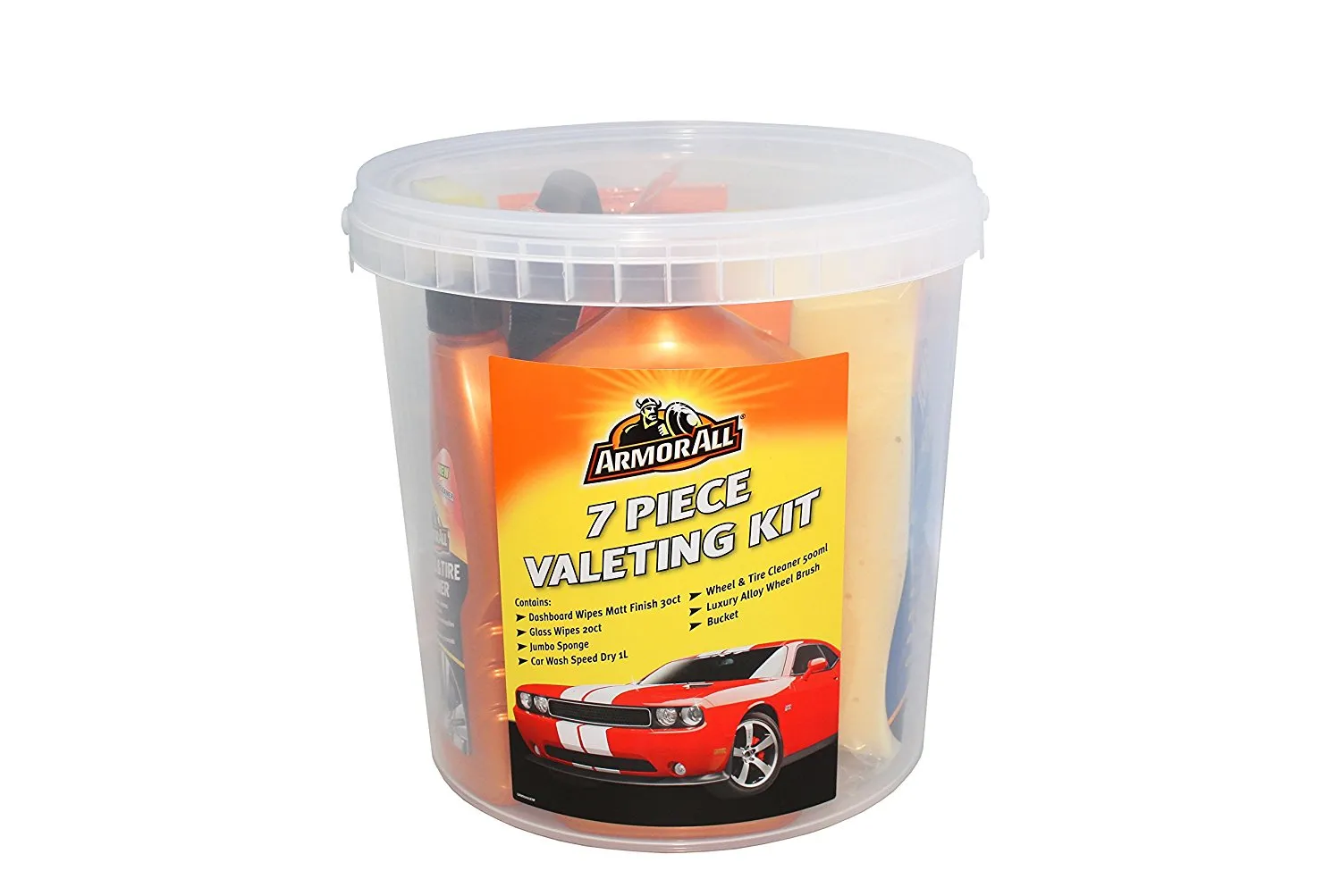 Armorall 7 Pcs Car Cleaning Kit (Bucket)
