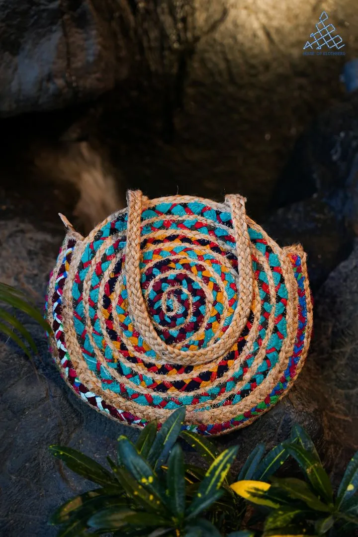 Aurora Circular Jute Handbag