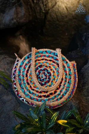 Aurora Circular Jute Handbag