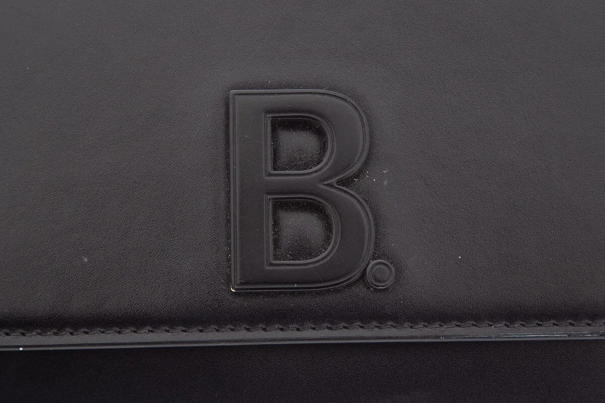 Balenciaga continental black chain cross-body