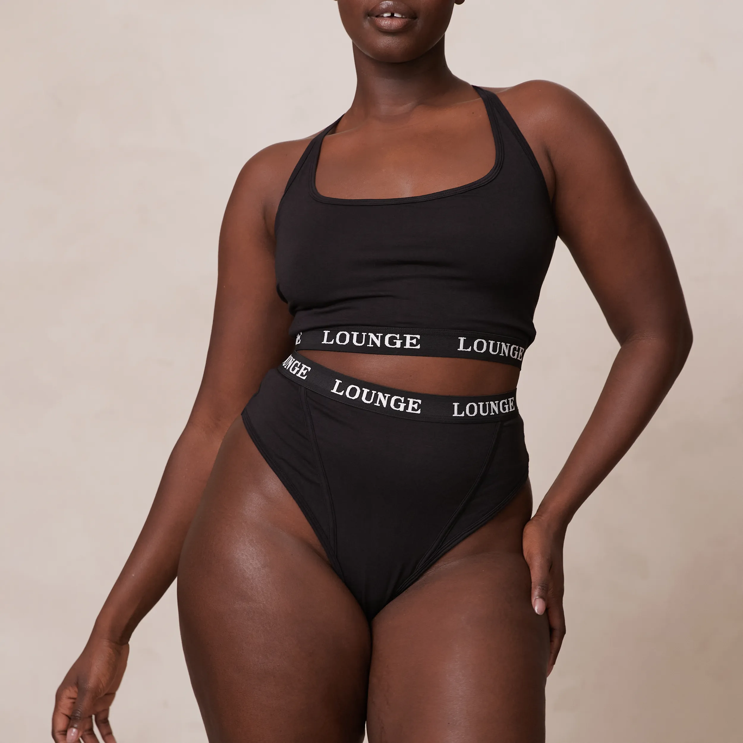 Bamboo Basic brassière - Noir