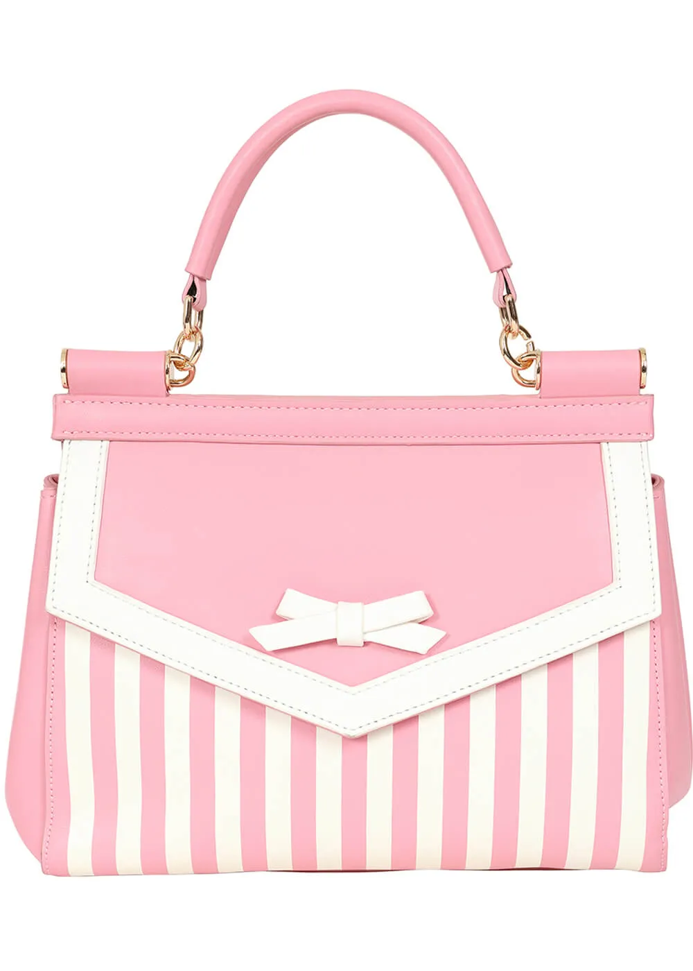 Banned Ravello Stripe Bag Pink