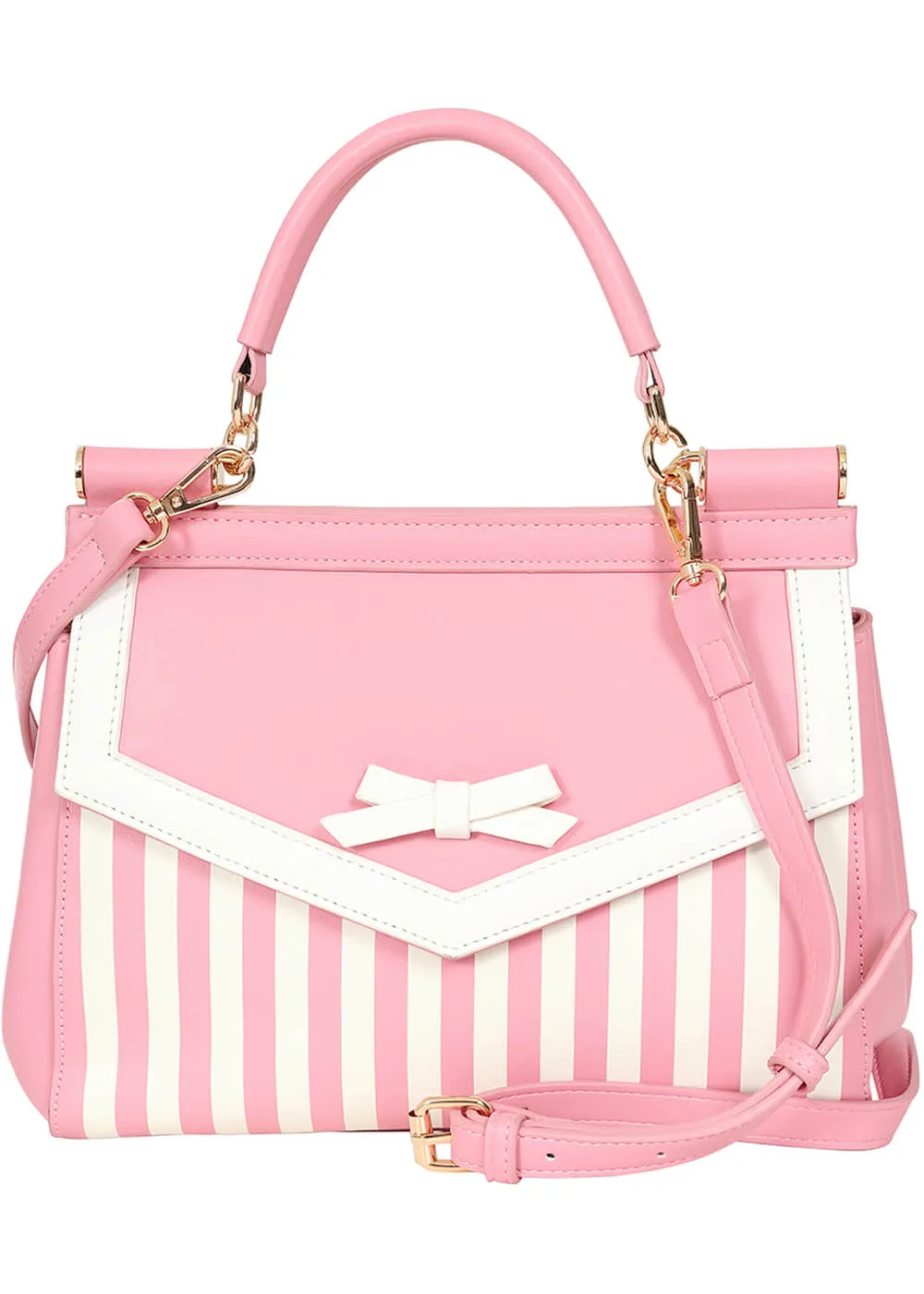 Banned Ravello Stripe Bag Pink
