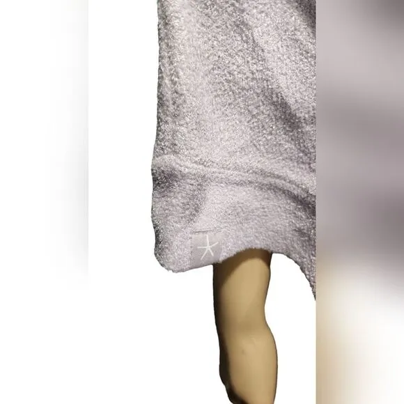 Barefoot Dreams Cozy Chic ultra lite knit women's ombre purple poncho one size