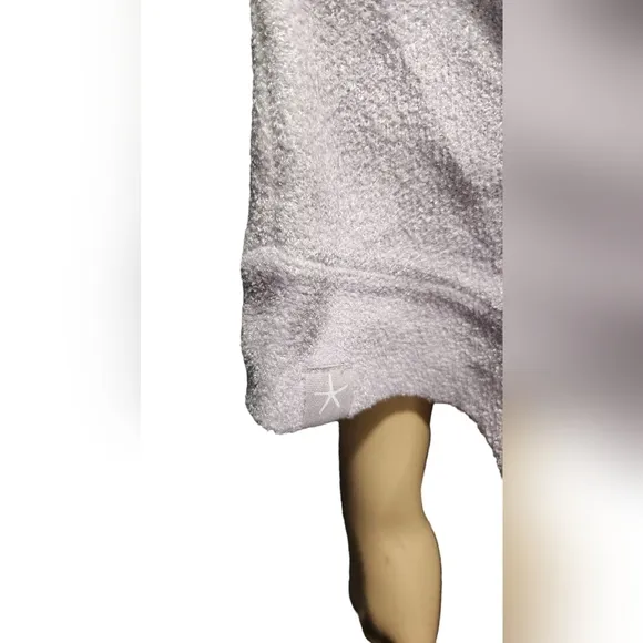 Barefoot Dreams Cozy Chic ultra lite knit women's ombre purple poncho one size