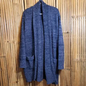 Barefoot Dreams Cozychic Cali Cardigan XL Black Heather